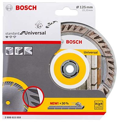 Bosch Accessoires Diamantschijf standaard for Universal 125 mm - 2608615059 Bosch Accessoires Diamantschijf standaard for Universal 125 mm - 2608615059