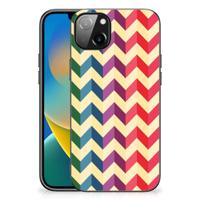 iPhone 14 Plus Back Case Zigzag Multi Color - thumbnail