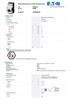 Eaton 046988 PKZM0-20 Motorbeveiligingsschakelaar Met draaischakelaar 690 V/AC 20 A 1 stuk(s) - thumbnail