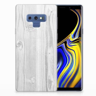 Samsung Galaxy Note 9 | Bumper Hoesje | White Wood