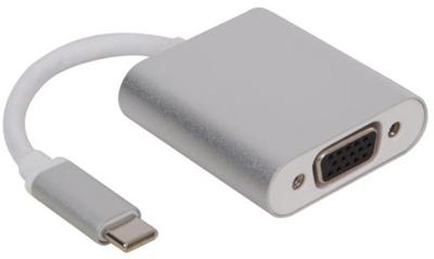 USB 3.1 type C kabel naar VGA vrouwelijk Velleman PCMP205 USB 3.1 type C kabel naar VGA vrouwelijk Velleman PCMP205