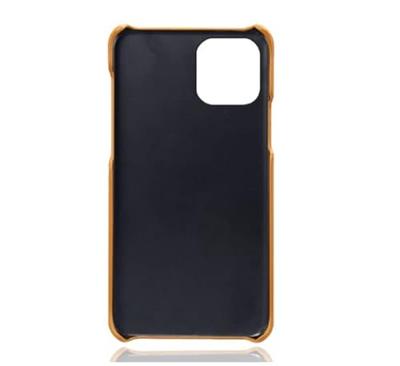 Casecentive Leren Back case iPhone 13 tan