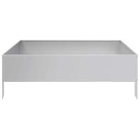 VidaXL Plantenbak verhoogd 100x100x33,5 cm gegalvaniseerd staal - thumbnail
