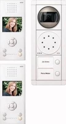 Ritto by Schneider RGE1892470 Complete set voor Video-deurintercom Kabelgebonden Tweegezinswoning Wit