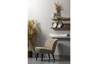 WOOOD Fauteuil 'Sara' Velvet, kleur Khaki - thumbnail
