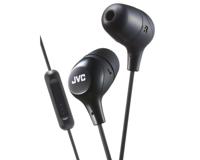 JVC HA-FX38M-B-E in-ear hoofdtelefoon met 1-knops afstandsbediening en microfoon zwart - thumbnail