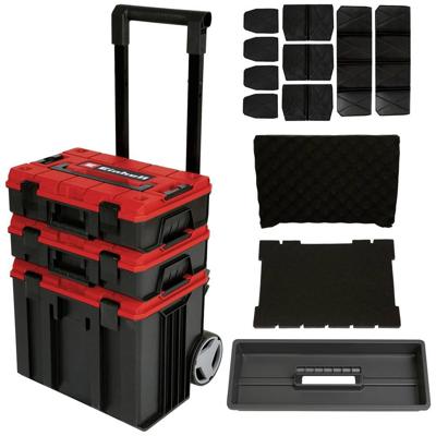 Einhell E-Case Tower 4540015 Transportkoffer Kunststof Zwart, Rood (l x b x h) 430 x 400 x 675 mm Einhell E-Case Tower 4540015 Transportkoffer Kunststof Zwart, Rood (l x b x h) 430 x 400 x 675 mm