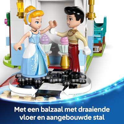 LEGO disney prinses 43275 assepoesters kasteel en paardenkoets