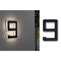 Paulmann 79850 4000870798508 Huisnummerlamp op zonne-energie Energielabel: A (A - G) 0.20 W Warmwit Zwart - thumbnail