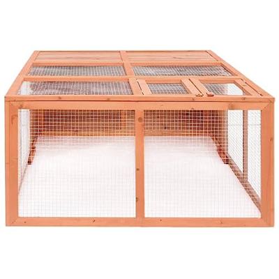 VidaXL Dierenhok voor buiten 150x100x50 cm massief vurenhout