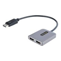 Adapter DisplayPort naar HDMI Startech MST14DP122HD Grijs 4K Zwart Zwart/Gris - thumbnail