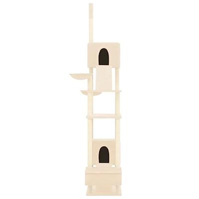 VidaXL Kattenmeubel vloer tot plafond 277-303 cm crèmekleurig - thumbnail