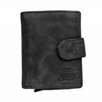 Bear Design Portemonnee met Kaarthoudervak Zwart - thumbnail