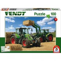 Schmidt puzzel Fendt 724 Vario Fendt 716 Vario 100 stukjes - thumbnail