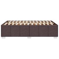 Bedframe zonder matras 120x200 cm stof donkerbruin - thumbnail