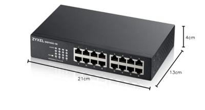 Zyxel GS1100-16 Unmanaged Gigabit Ethernet (10/100/1000)