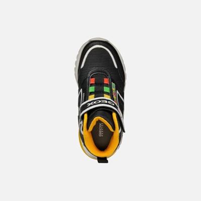Hoge sneakers met licht J CIBERDRON Boy GEOX® zwart