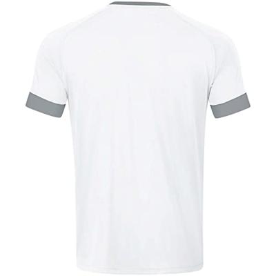 JAKO 4214K Shirt Celtic Melange Km Kids - Wit/Steengrijs - 152