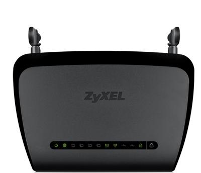 Zyxel AC1200 Simultaneous Dual-Band Wireless Router met DLNA-ondersteuning en krachtige geïntegreerde versterkers met externe antennes [NBG6616]
