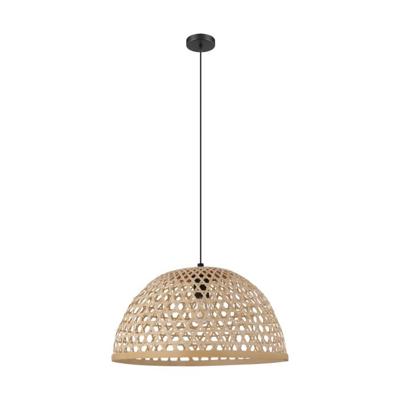 EGLO Claverdon Hanglamp - 1 lichts - Ø49,5 cm - E27 - Zwart