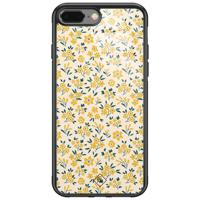 iPhone 8 Plus/7 Plus glazen hardcase - Yellow garden - thumbnail