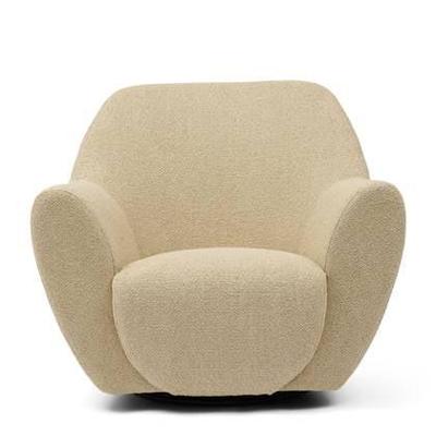 Rivièra Maison Draaifauteuil 'The Jill' Bouclé, kleur Natural Grey