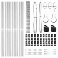 Weidehekwerk Zilver 25 x 1.4 m Gegalvaniseerd staal - thumbnail