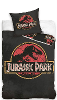 Jurassic Park dekbedovertrek 140 x 200 cm - thumbnail