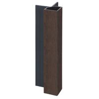 Keralit Uitwendig hoekprofiel Donker eiken (2828) - thumbnail