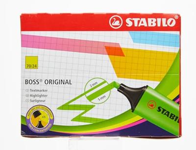 Fluoriscerende Markeerstift Stabilo Boss Geel Multicolour 10 Onderdelen (10 Stuks)