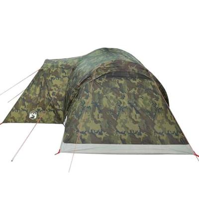 Koepeltent 6-persoons waterdicht camouflage