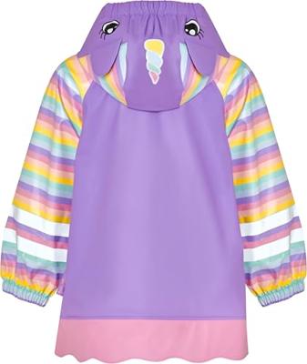 Playshoes regenjas Eenhoorn Hartje Lila-140