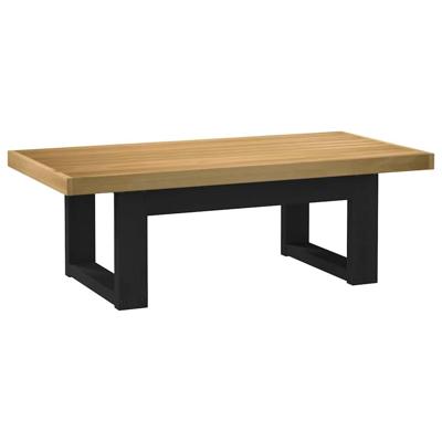 Salontafel NOAIN U-vormige poten 120x60x40 cm massief hout Salontafel NOAIN U-vormige poten 120x60x40 cm massief hout