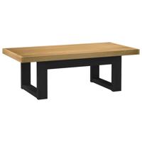 Salontafel NOAIN U-vormige poten 120x60x40 cm massief hout - thumbnail