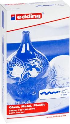 Permanente markeerstift Edding Paars 2-4 mm (10 Stuks)