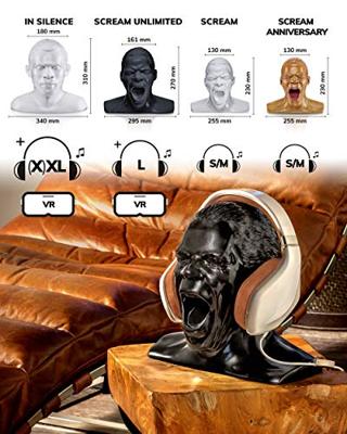 Oehlbach XXL Scream Anniversary Edition Koptelefoonstandaard Huidkleuren Oehlbach XXL Scream Anniversary Edition Koptelefoonstandaard Huidkleuren