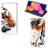 Bookcase Samsung Galaxy A10 Watercolor Tiger - thumbnail