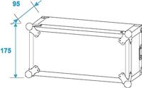 ROADINGER Amplifier Rack PR-1, 3U, 47cm deep - thumbnail