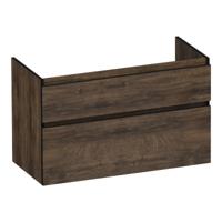 Brauer Delight Edge - Onderkast - 100 cm - met 2 Softclose Lades Greeploos en 1 Sifon Uitsparing - Grove - thumbnail