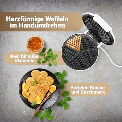 Clatronic WA 3491 Wafelijzer Anti-aanbaklaag Wit