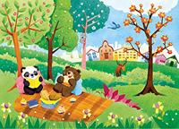 Clementoni Legpuzzel 4-in-1 seizoenen 20/60/100/180 stukjes - thumbnail