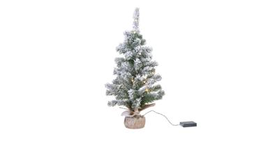 Kerstboom Lumineo Imperial Besneeuwd Ø 36 x 60 cm Mini MicroLED