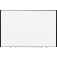 Smit Visual Softline whiteboard, emaille, magnetisch, zwart profiel, 90 x 60 cm - thumbnail