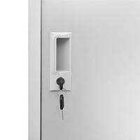 Lockerkasten 2 st 90x45x92,5 cm staal lichtgrijs - thumbnail