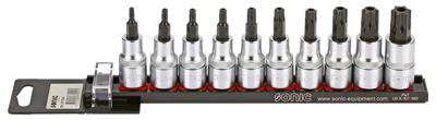 Bitdopset 1/2", TX-H 10-dlg. op rail 301006 Bitdopset 1/2", TX-H 10-dlg. op rail 301006