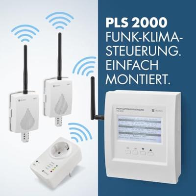 H-Tronic PLS2000 Vochtigheidsregelaar Meetbereik: -40 - 125 °C (l x b x h) 170 x 140 x 67 mm 1 stuk(s)