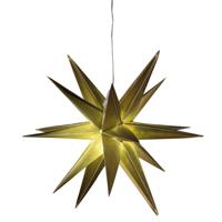 B.O.T. Gold 3D Star 35 cm 10Led Warm White 1,5M kerstverlichting Anna's Collection - Annas collection - thumbnail