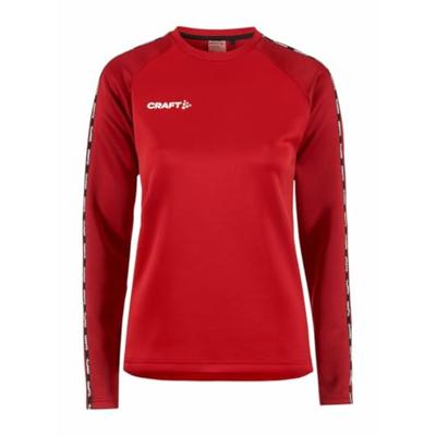 Craft 1912735 Squad 2.0 Crewneck W - Bright Red/Express - XL