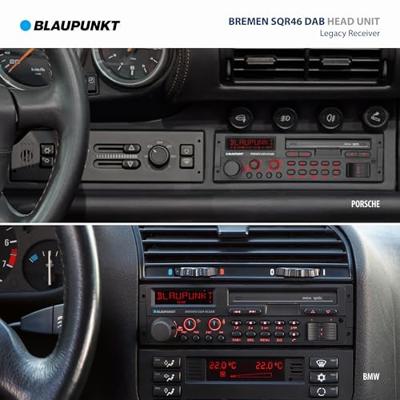 Blaupunkt Bremen SQR 46 DAB Autoradio enkel DIN DAB+ tuner, Bluetooth handsfree, Retrodesign