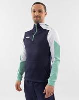 JAKO 6770 Sweater Met Kap Dynamic - Marine/Wit/Munt - L - thumbnail